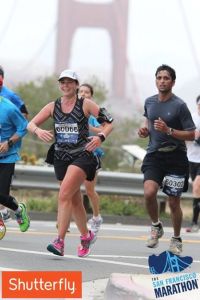 The SF Marathon - A beautiful course. Doing what I love most!